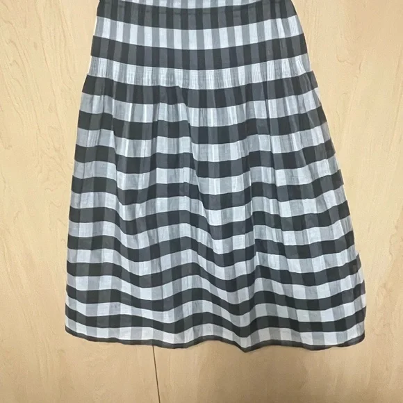 New York & Company Black and White Plaid A-Line Skirt - Picture 4 of 4